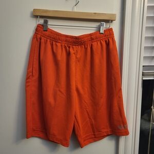 Active USA Vibrant Orange Athletic Shorts